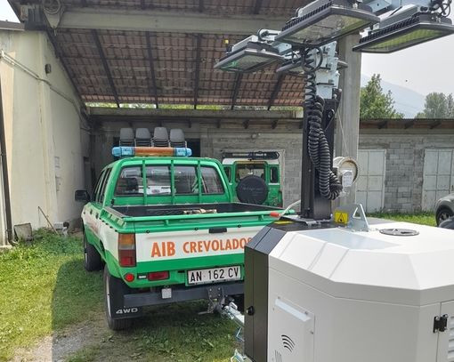 Una torre faro di ultima generazione per la Protezione Civile di Crevoladossola