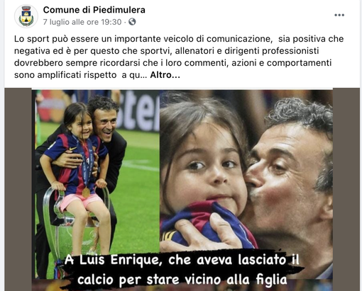 ''Luis Enrique un esempio di correttezza e sportività''