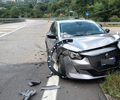 Incidente all'imbocco della superstrada a Varzo