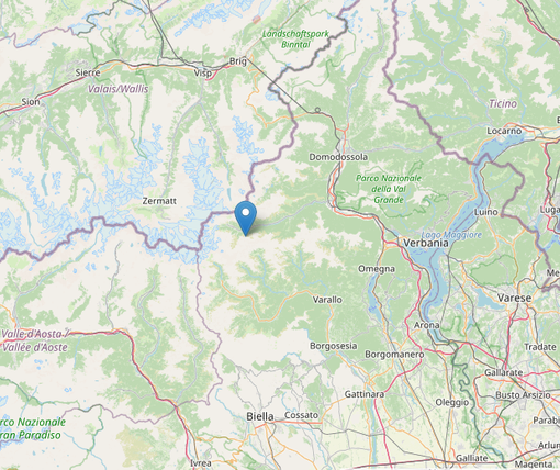 Scossa di terremoto all'alba a Macugnaga