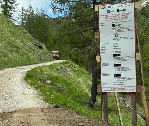 Proseguono i lavori sulla strada carrabile tra Devero e Crampiolo