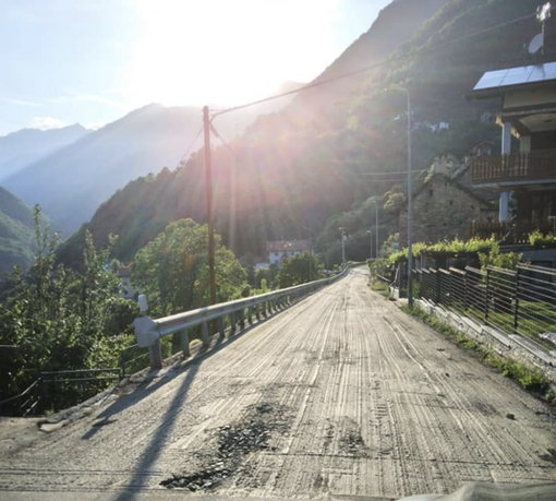 Lavori di rifacimento asfalto a Cimamulera Lavori di rifacimento asfalto a Cimamulera