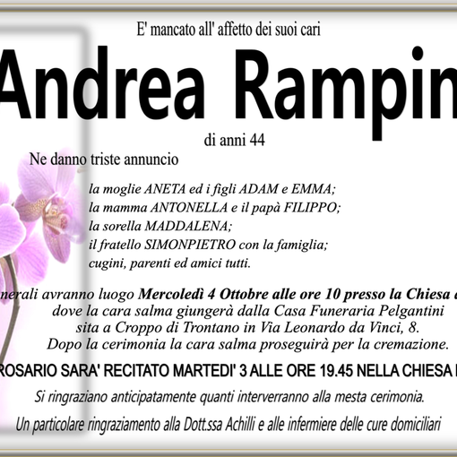 Andrea Rampini di anni 44
