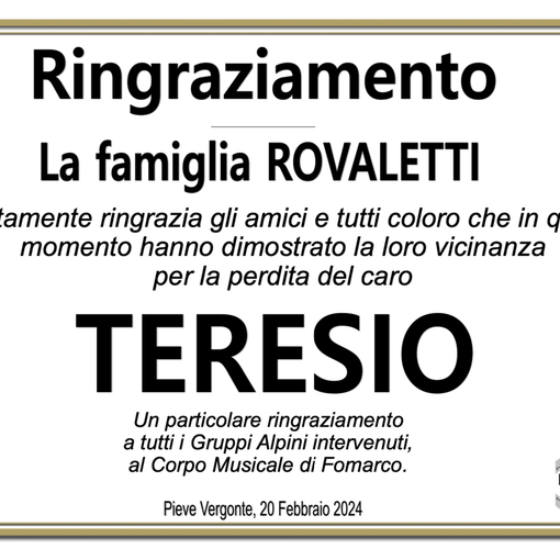 Ringraziamento