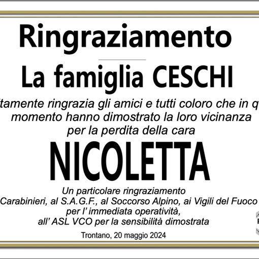Ringraziamento
