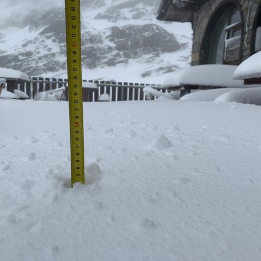 Al Monte Moro 40 centimetri di neve FOTO