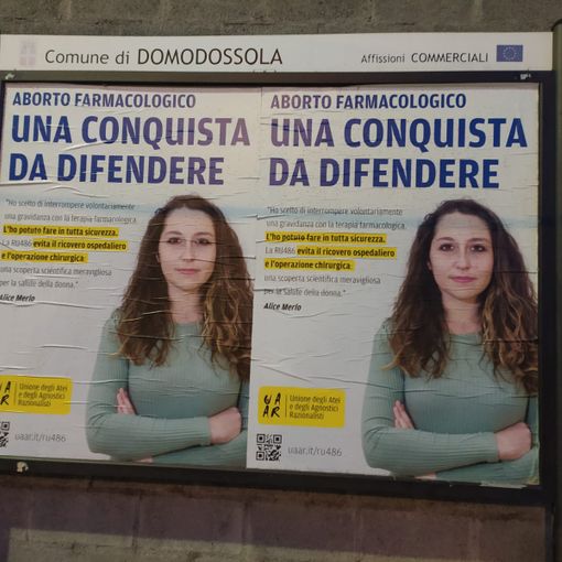 La stampa diocesana si scaglia contro i manifesti in difesa della pillola abortiva