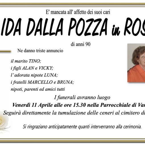 Ida Dalla Pozza in Rossi di anni 90
