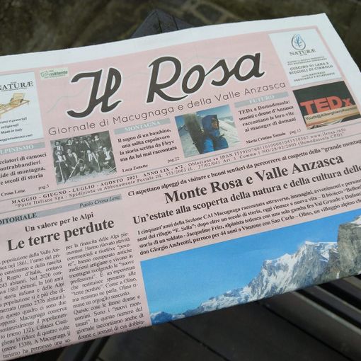 È uscito il numero estivo de “Il Rosa”, giornale di Macugnaga e della Valle Anzasca