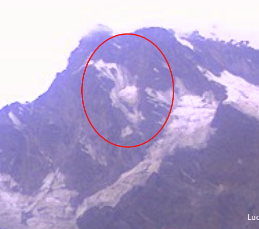 Forte riduzione dei ghiacciai anche sulla parete est del Monte Rosa