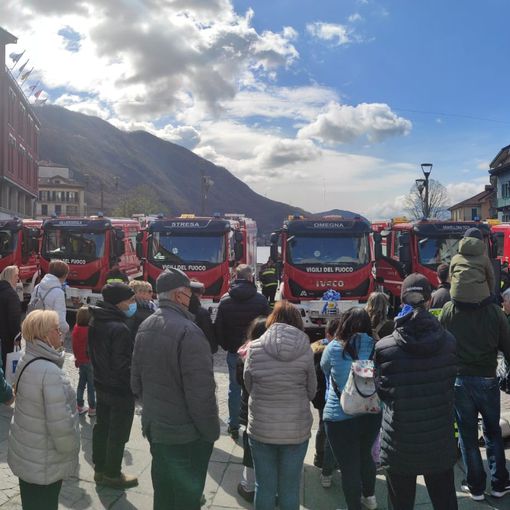 Arrivata a Macugnaga la nuova autopompa dei Vigili del Fuoco Volontari