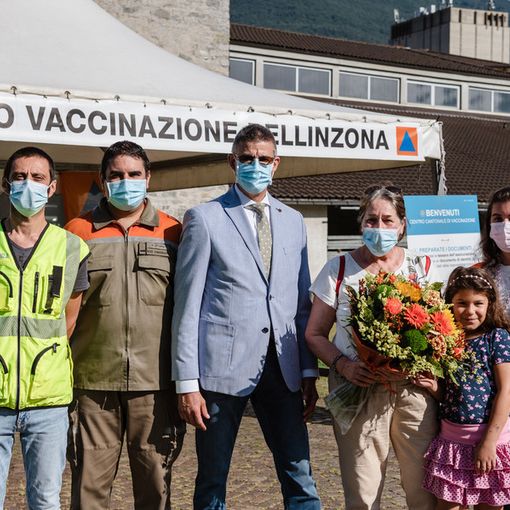 In Ticino superate le 400 mila dosi di vaccino somministrate