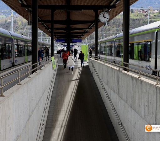 Foto: un angolo della città di Briga, in Vallese