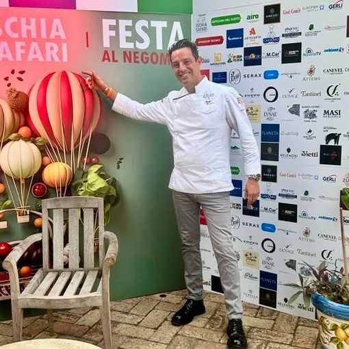 La ricotta ossolana di chef Bartolucci protagonista alla charity di Ischia