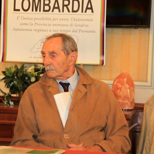 Addio a 'Peppino' Coffano, pioniere dell'autonomismo ossolano