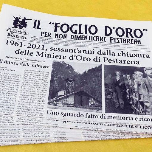 Pestarena, presentato il nuovo numero de “Il Foglio d’Oro”