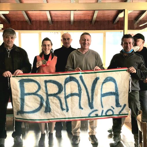 La campionessa Giovanna Selva festeggiata nella sua Druogno