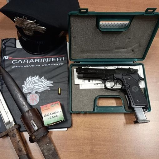 Dal Nord Ovest. Spari dalla finestra dopo la lite di vicinato, a Vergiate arrivano i carabinieri