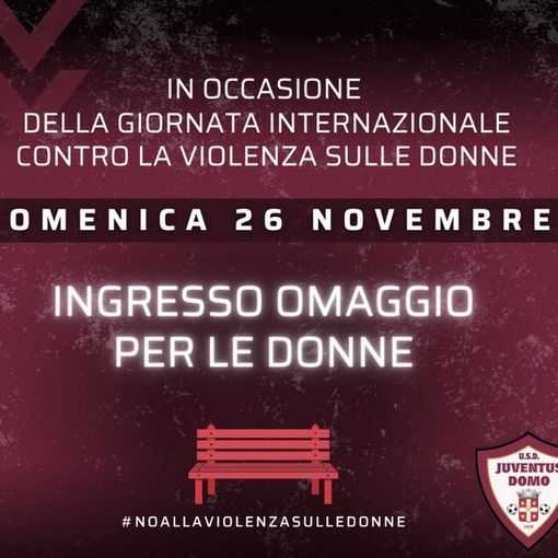 Giornata contro la violenza, la Juventus Domo apre le porte dello stadio alle donne