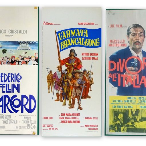 Alcune delle locandine 'storiche' del cinema italiano