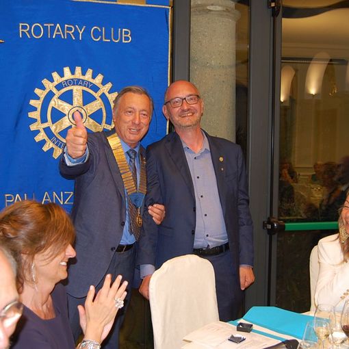 Passaggio di consegne alla guida del club Rotary Pallanza Stresa