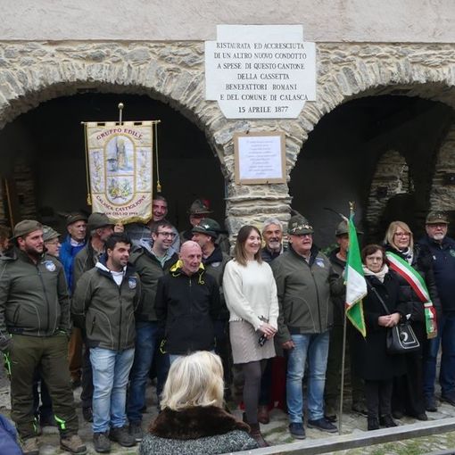 Calasca, inaugurato il restauro del lavatoio “Ul Burnè”