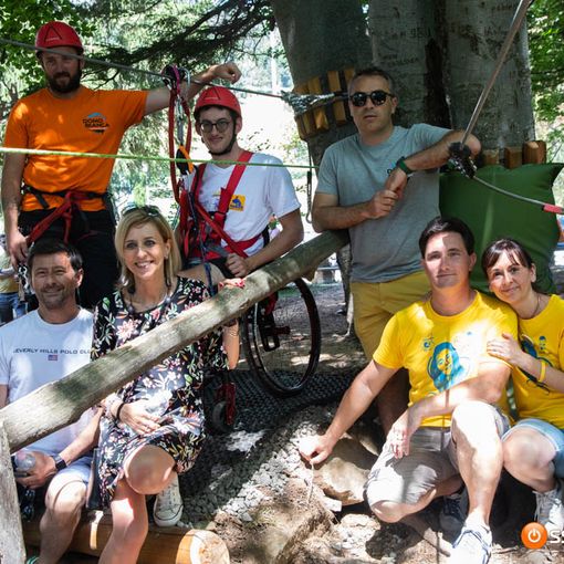 A Domobianca365 il Parco Avventura con il percorso aperto alle persone con disabilità motoria. Uno dei pochi in Italia FOTO