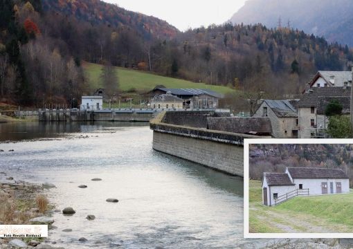 Foto: il Toce in frazione Cristo a Premia, dove sorgono alcunii impianti della società idroelettrica fiume Toce