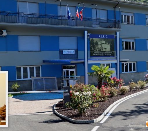 Foto: La Riss di Premosello Chiovenda e nel riquadro l'assessore Massimo Macchi