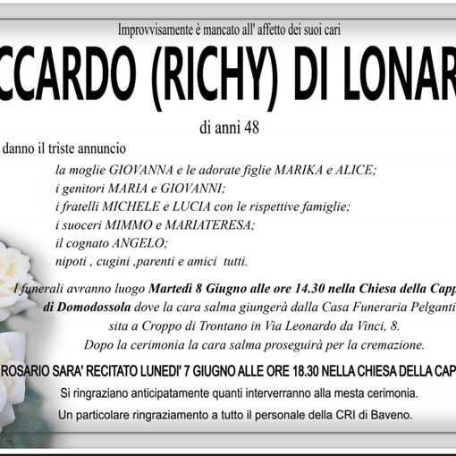 Riccardo (Richy) Di Lonardo di anni 48