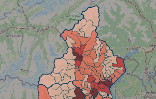 Covid, contagi in calo a Verbania e Domodossola e in lieve crescita a Omegna