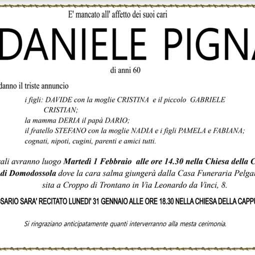 Daniele Pigna di anni 60