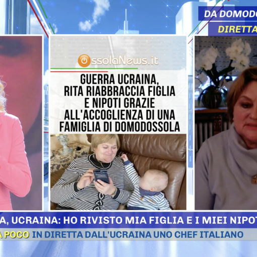 La badante che vive a Domo e ha riabbracciato figlia e nipoti ospite di Barbara D'Urso
