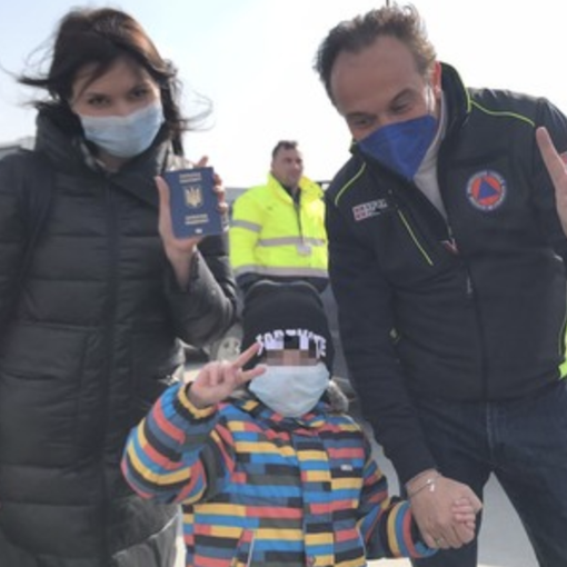 Dall’Ucraina al Piemonte: in salvo altri 9 piccoli pazienti oncologici FOTO E VIDEO