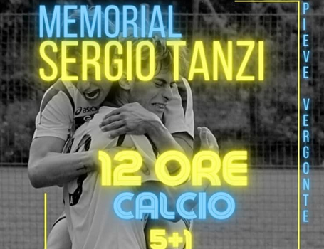 Sabato la sesta edizione del Memorial Sergio Tanzi