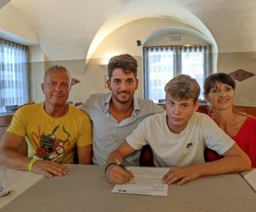 Il 13enne Matteo Morellini è  un giocatore del Milan