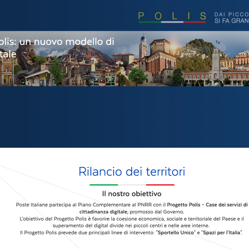 Uncem: “Con il progetto Polis opportunità per aree interne e montane&quot;