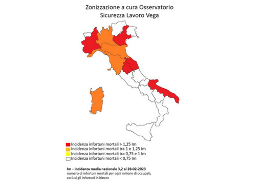 Morti sul lavoro, triste primato del Vco: terzo a livello nazionale