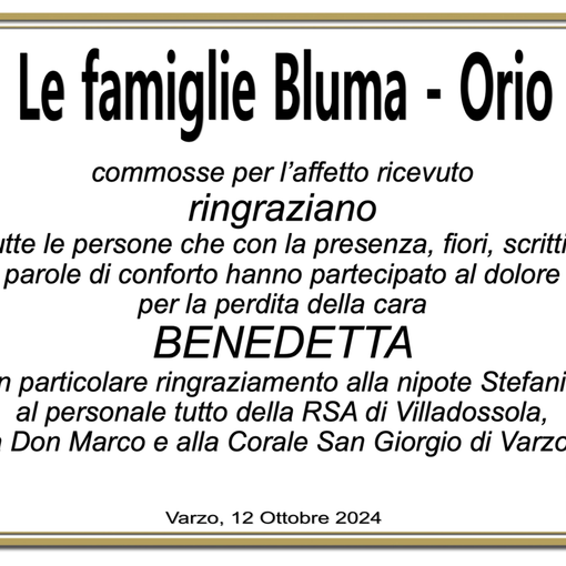 Ringraziamento