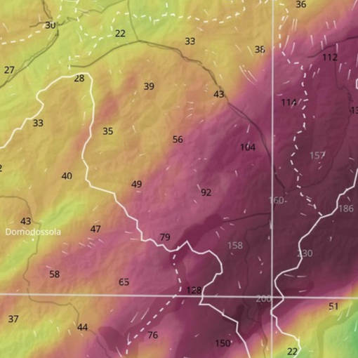 Meteo Svizzera innalza l'allerta al sud delle Alpi: pericolo marcato di forti piogge
