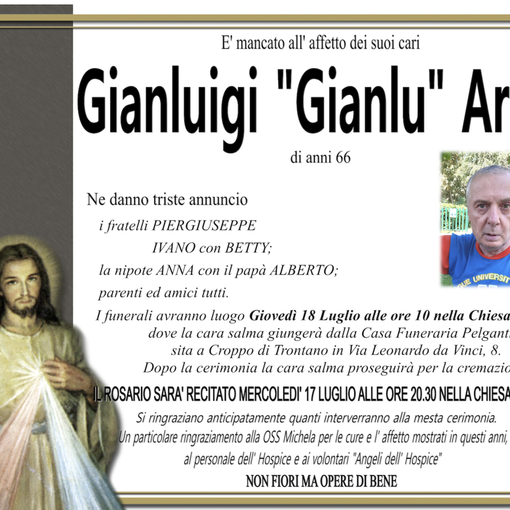 Gianluigi &quot;Gianlu&quot; Ariola di anni 66