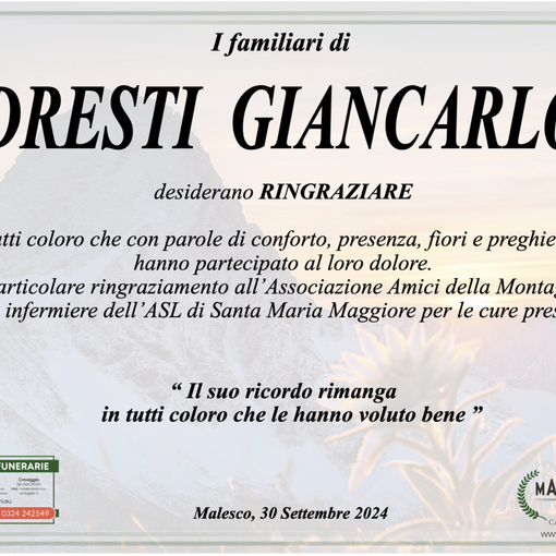 Ringraziamento