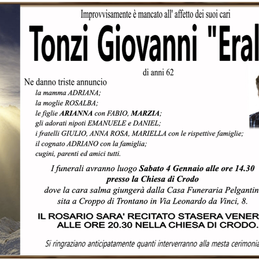 Tonzi Giovanni 'Eraldo' 62 anni