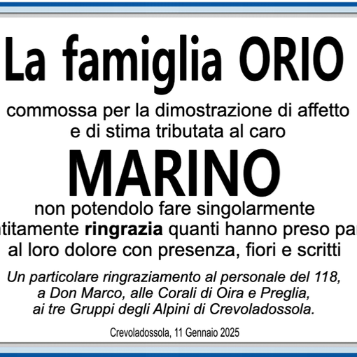 Ringraziamenti