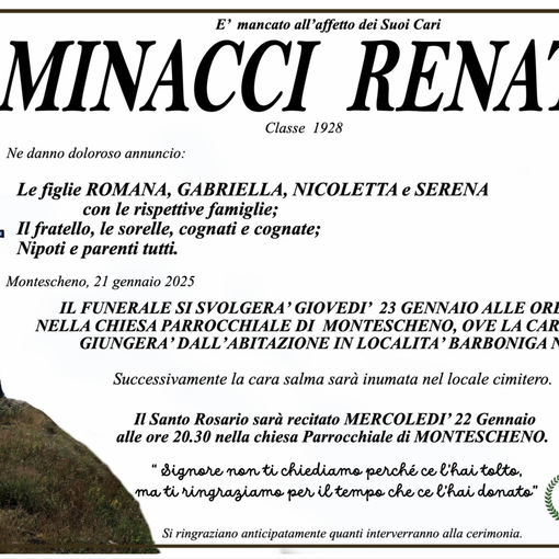 Minacci Renato clase 1929