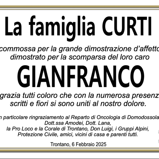 Ringraziamento
