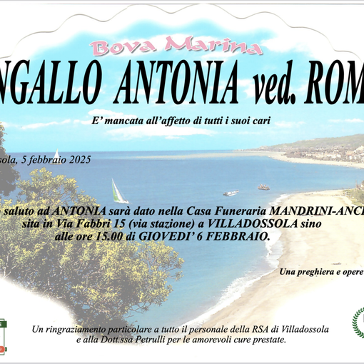 Pangallo Antonia ved. Romeo