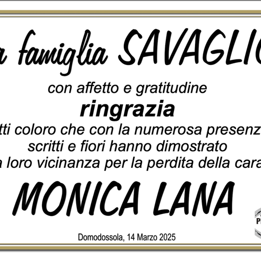Ringraziamento