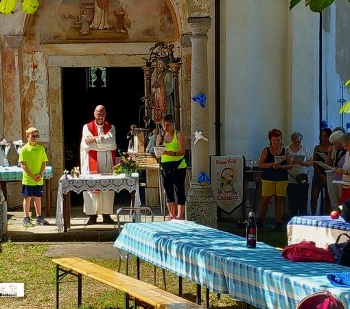 Tanta gente per la festa di San Lorenzo a Trontano