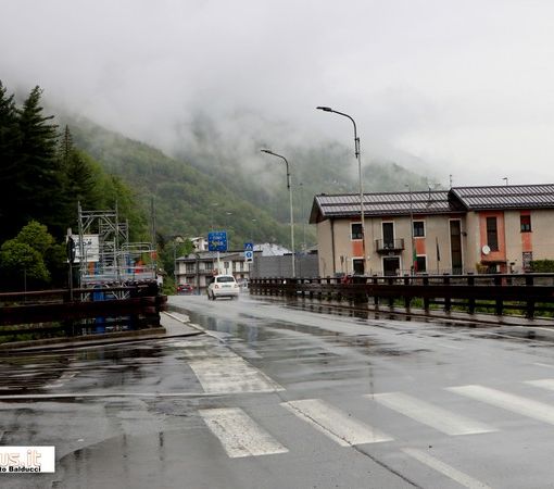 Pericoloso il tratto di provinciale al ponte sull'Ovesca   FOTO